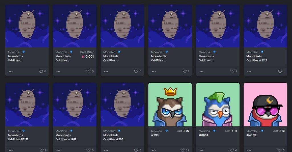 moonbirds oddities